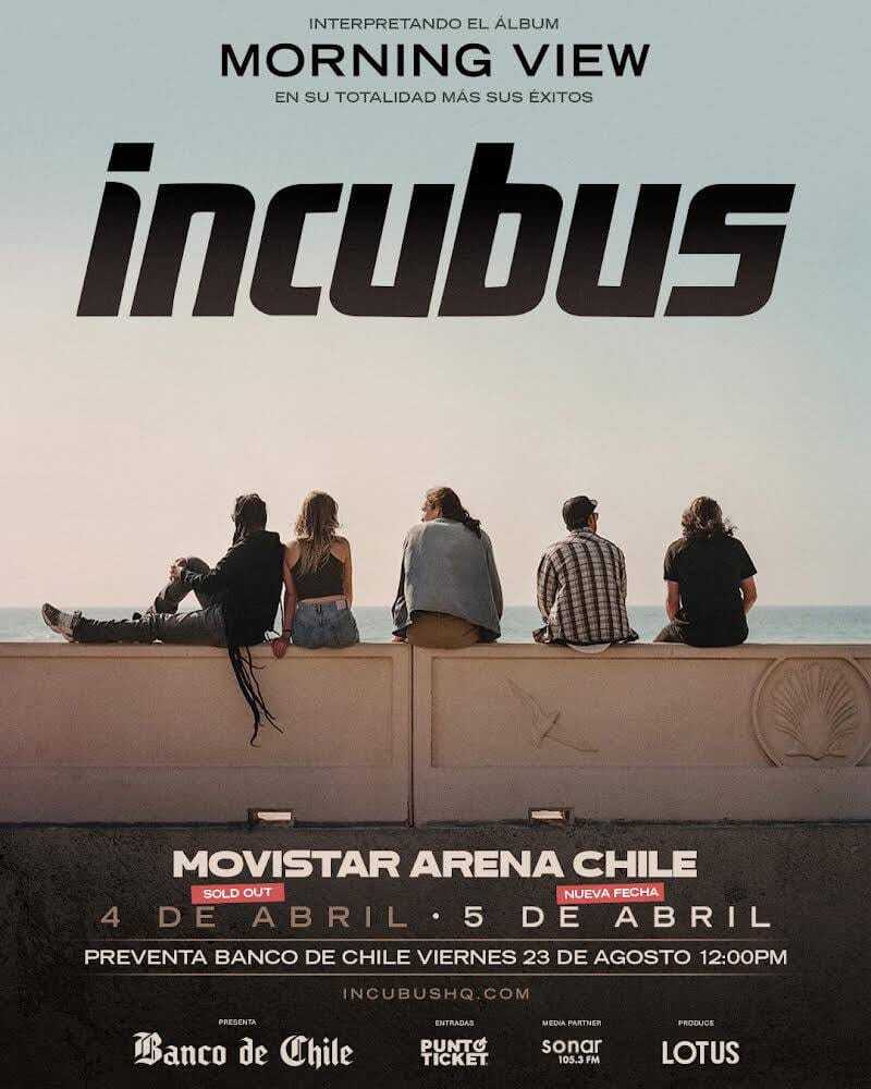 Incubus Morning View Tour Setlist