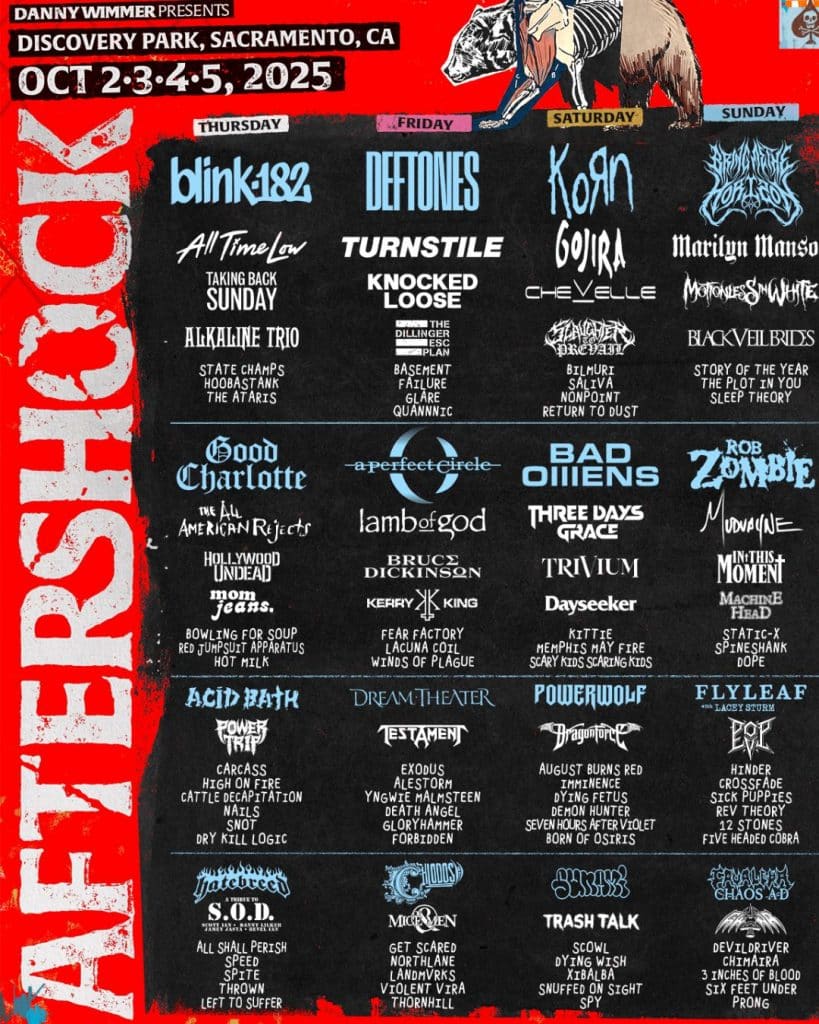 Aftershock Festival 2025 Complete Lineup