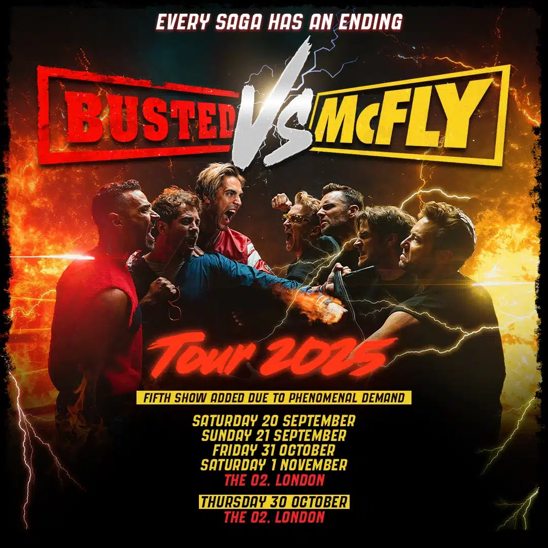 Busted vs McFly Tour 2025: Know Full Schedule of Tour 1 Busted vs McFly Tour