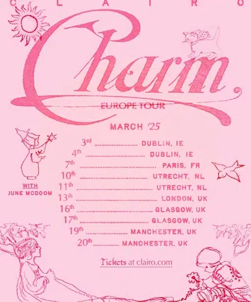 Clairo Charm Tour 2025: Know All Details About Tour 1 Clairo Charm Tour