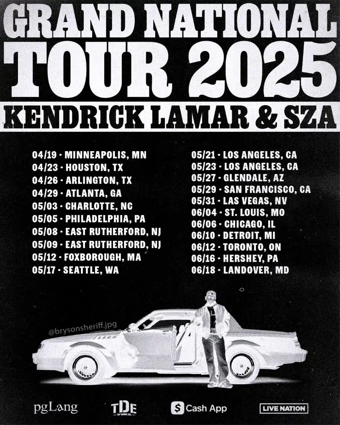 Grand National Tour 2025: Kendrick Lamar and SZA Tour 1 Grand National Tour