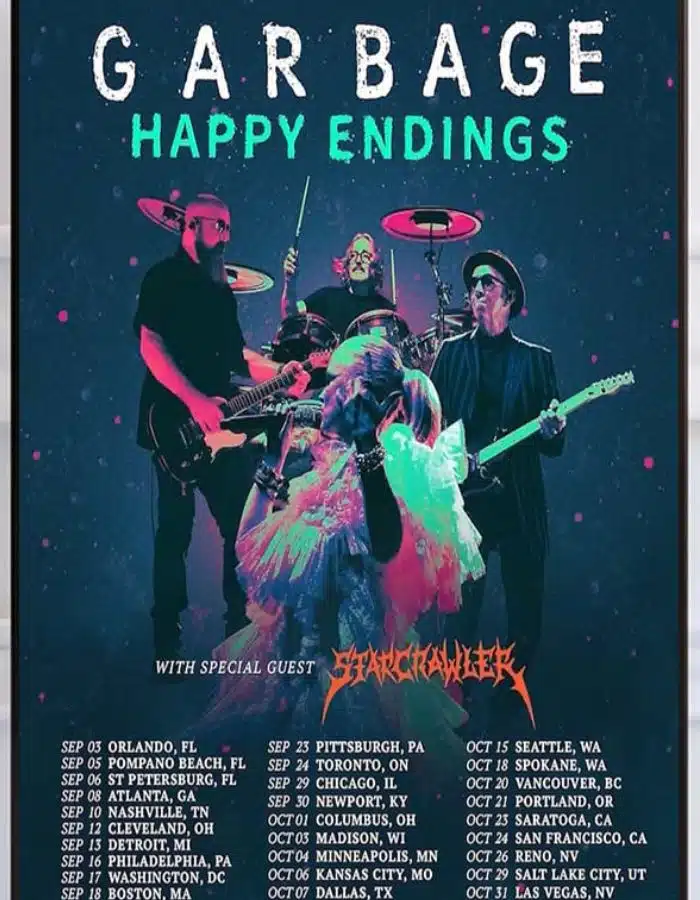 Garbage Happy Endings Tour Setlist