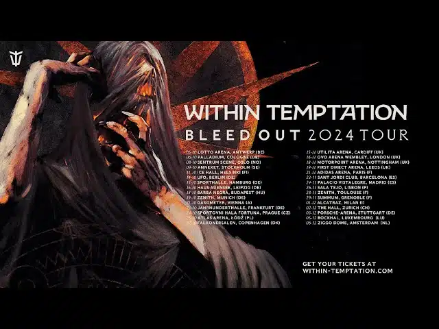 Within Temptation Bleed Out Tour