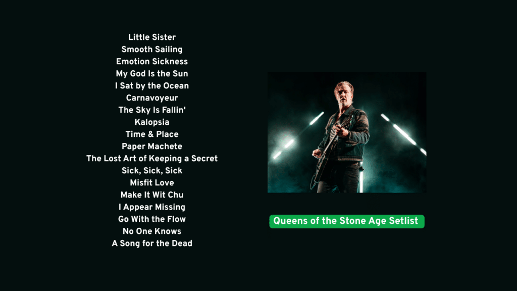 Queens of the Stone Age Setlist 