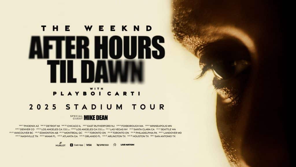 The Weeknd After Hours Til Dawn Tour Setlist 2025 1 The Weeknd After Hours Til Dawn Tour Setlist