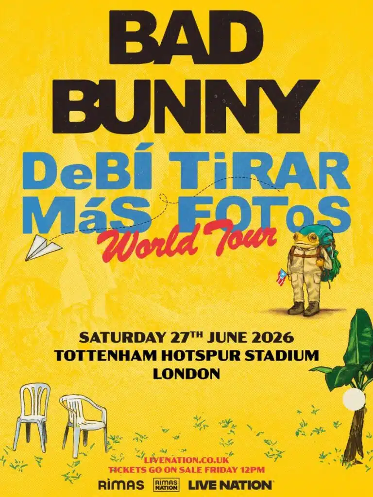 Bad Bunny Debí Tirar Más Fotos World Tour 2026 Dates & Venues 1 Bad Bunny Debí Tirar Más Fotos World Tour 2026 Dates