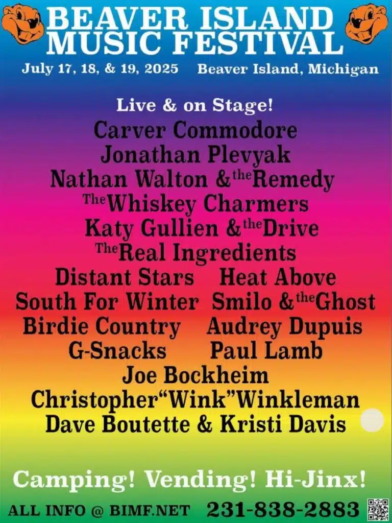 Beaver Island Music Festival 2025 Lineup - Dates, Schedule & Tickets 1 Beaver Island Music Festival 2025 Lineup