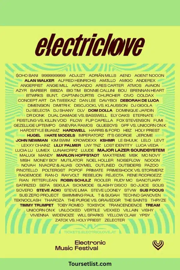 Electric Love 2025 Lineup: Dates, Tickets & Artists 1 Electric Love 2025 Lineup