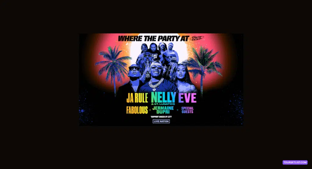 Nelly Where the Party At Tour Setlist 2025
