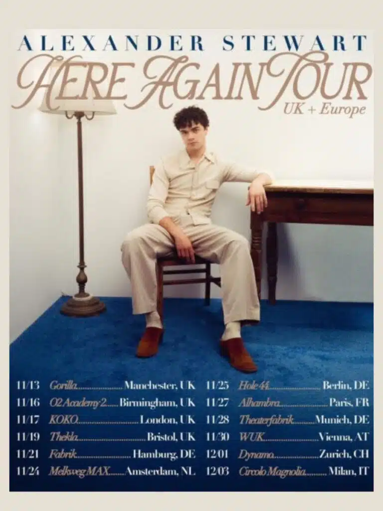 Alexander Stewart UK and Europe Tour 2025 Dates & Tickets