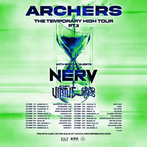 Archers Temporary High Tour Pt II 2025 Dates
