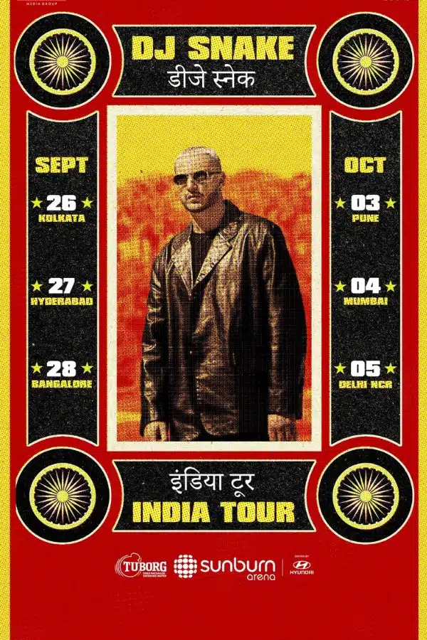 DJ Snake India Tour 2025 Setlist