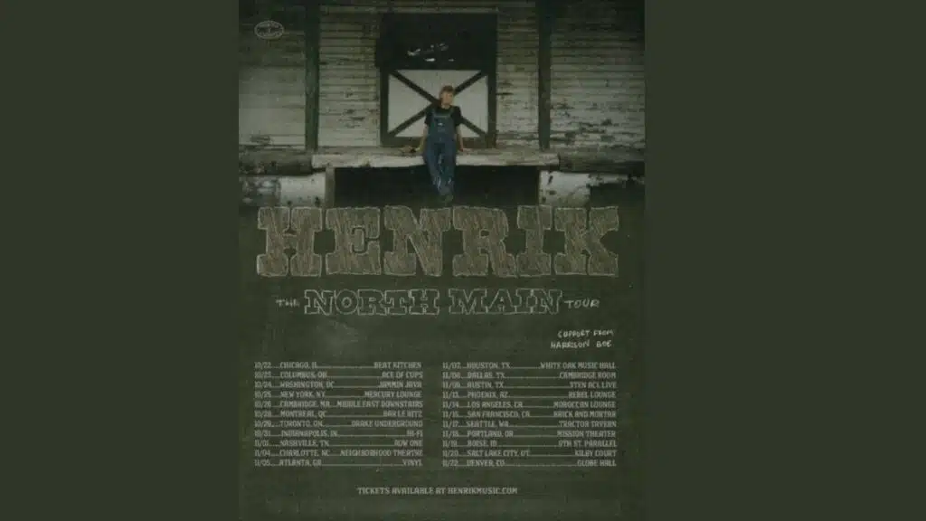 Henrik Announces The North Main Tour 2025
