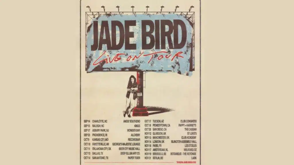 Jade Bird Announces 2025 Tour For USA, UK and Europe
