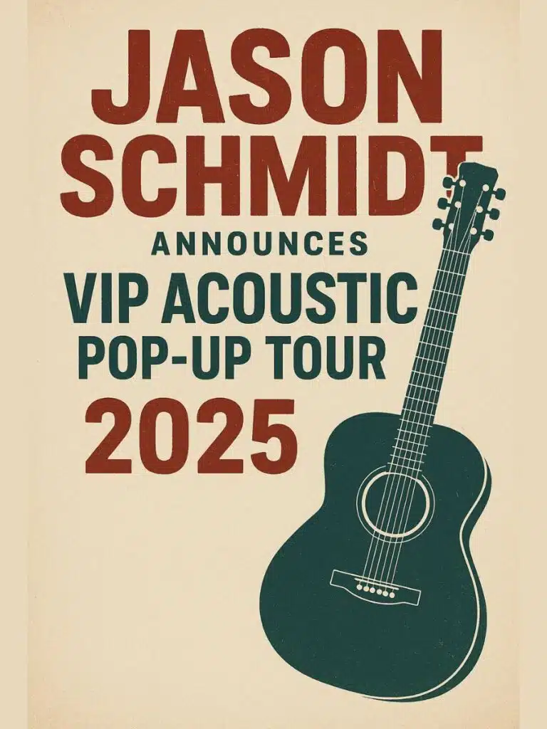 Jason Schmidt VIP Acoustic Pop Up Tour 2025