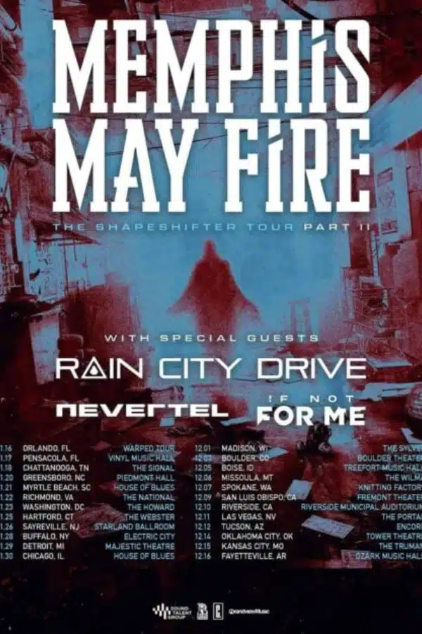 Memphis Maye Fire The Shapeshifter Tour 2025 Dates