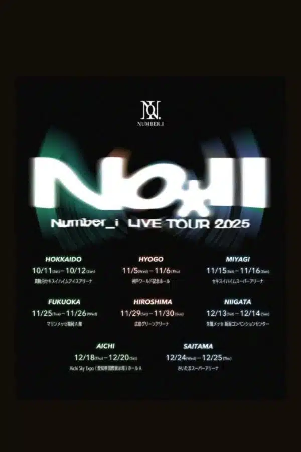 Number_i 2025 Tour Dates 
