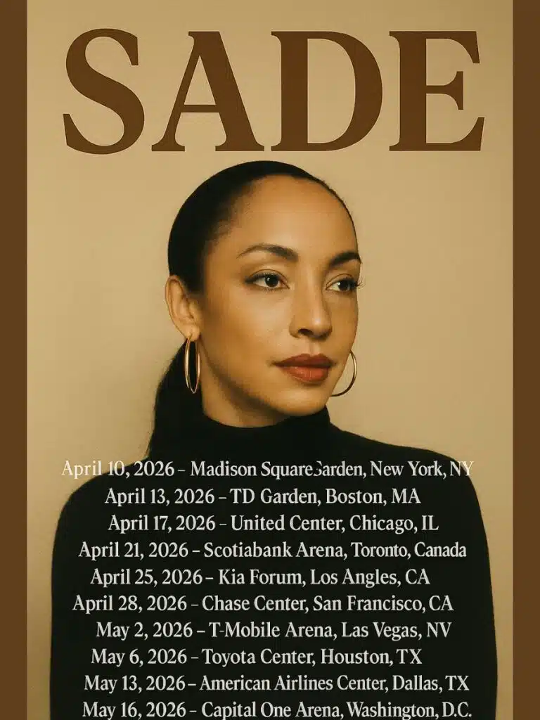 SADE Tour 2026 Setlist, Dates, Venues, Schedule & Tickets