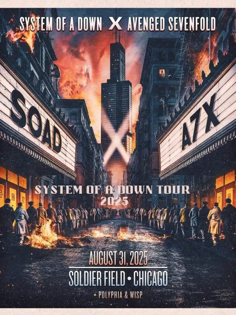 System Of A Down Tour 2025 - SOAD Tour 2025
