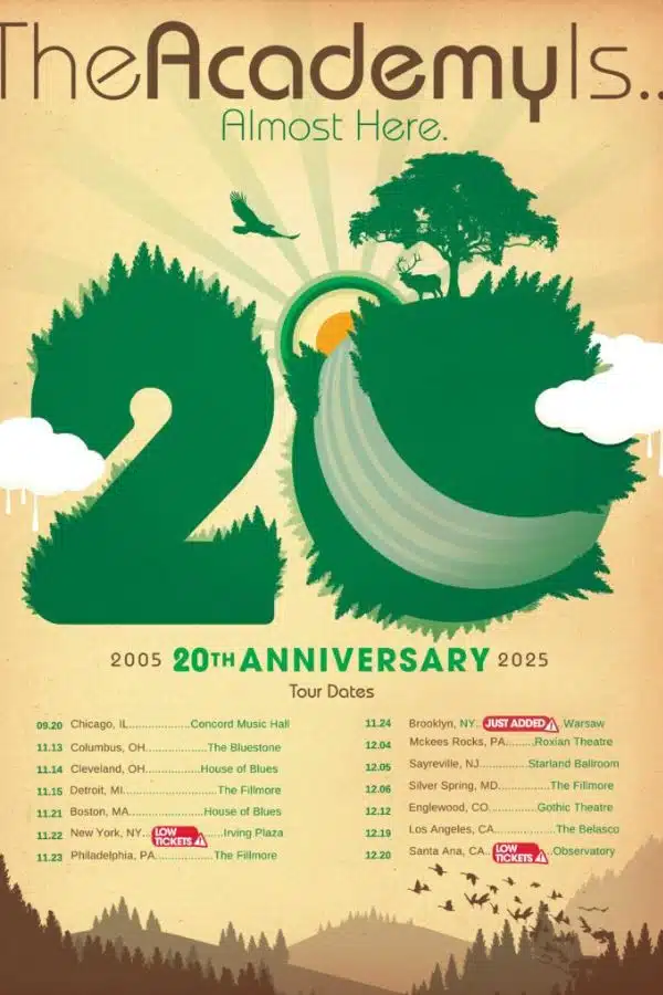 The Academy Is Announce Almost Here 20th Anniversary Tour