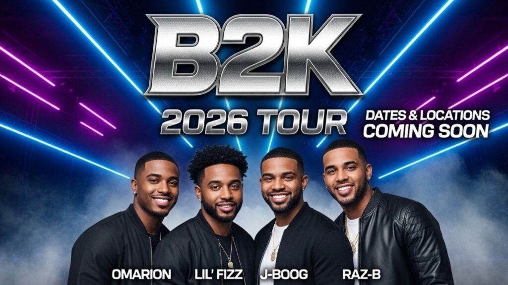 B2K 2026 Tour Dates, Setlist, Schedule & Tickets Presale