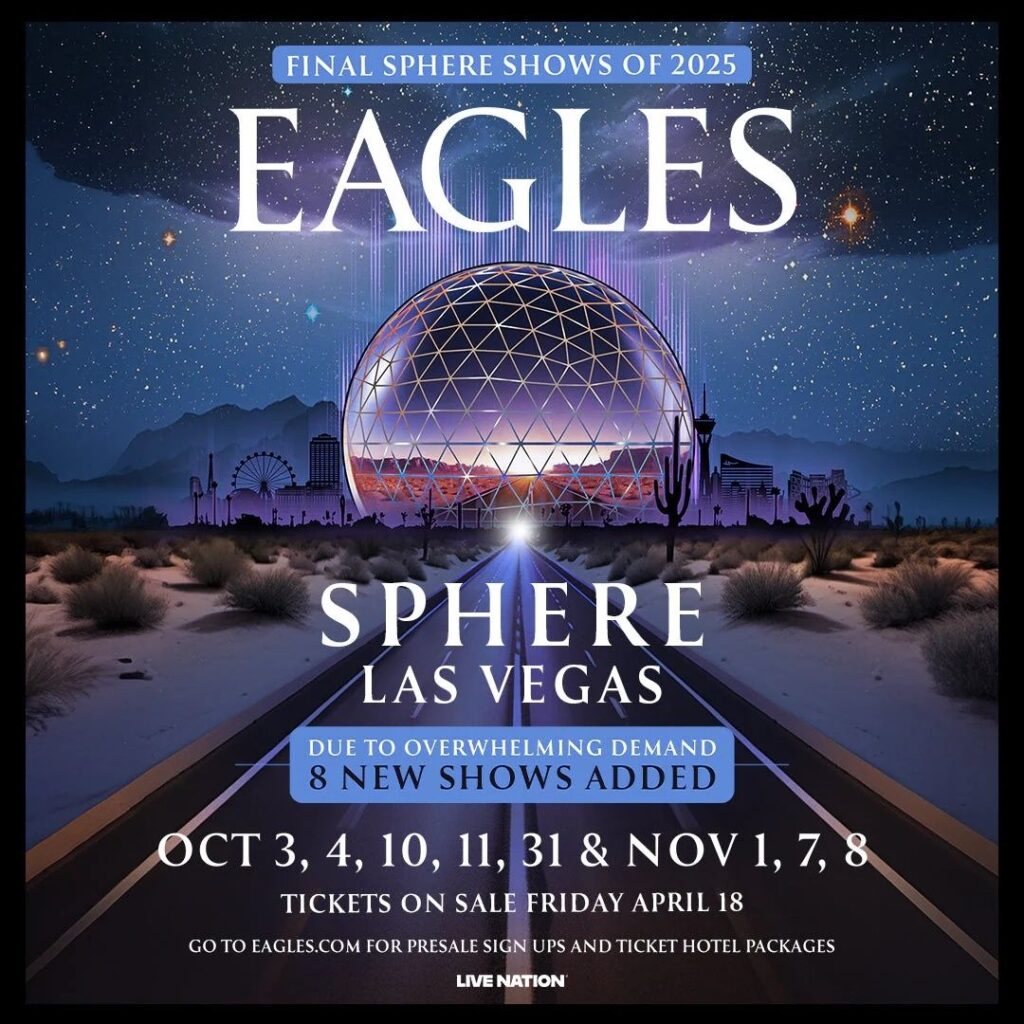 Eagles Tour 2026 Dates, Setlist, Schedule, Support & Tickets