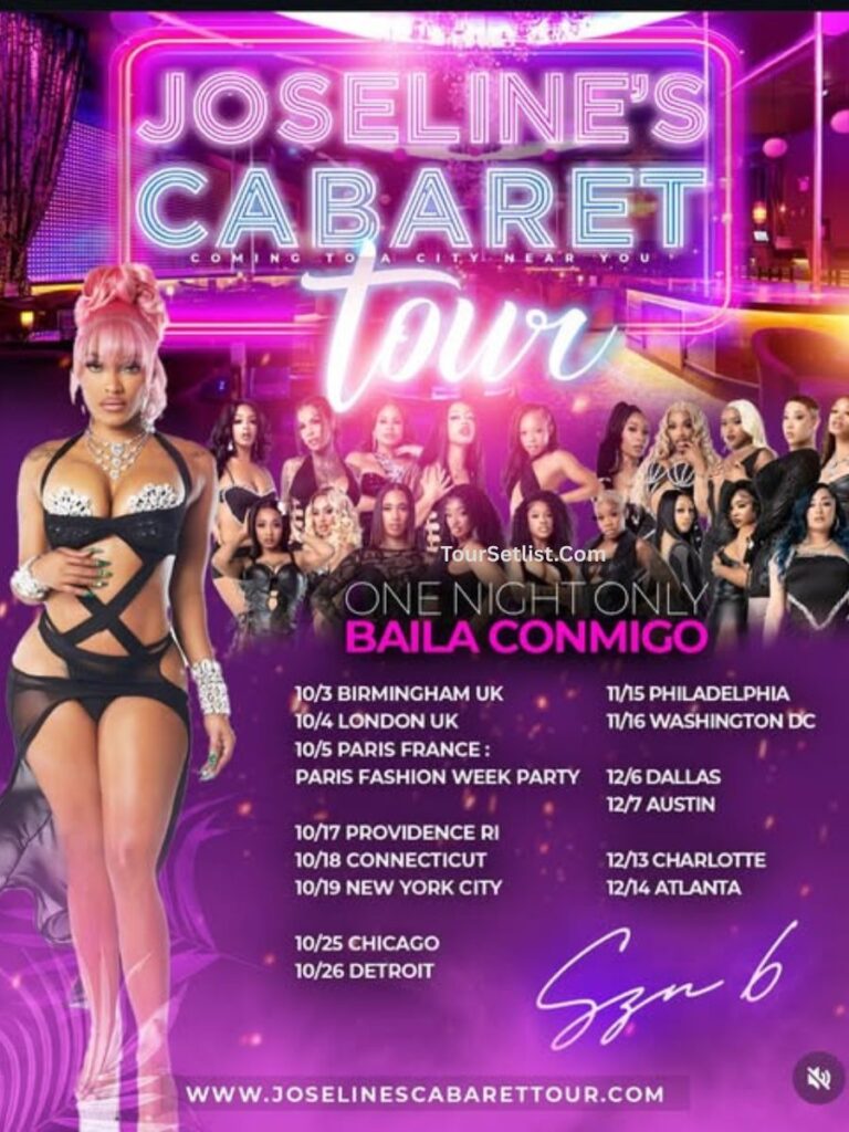 Joseline Cabaret Tour 2025 Dates, Setlist, Schedule & Tickets