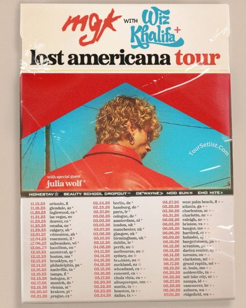 Machine Gun Kelly announces 2026 World tour Machine Gun Kelly announces 2026 World tour
