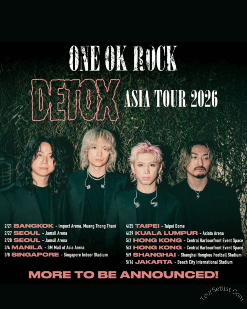 One Ok Rock Asia Tour 2026