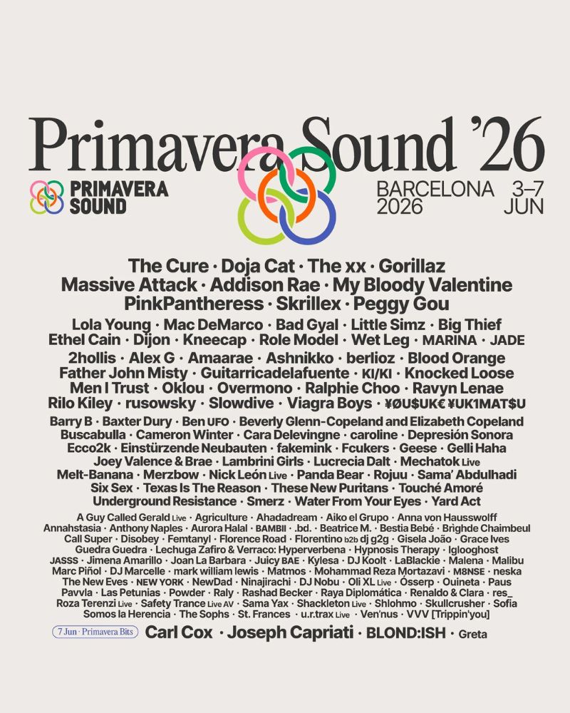 Primavera Sound 2026 Lineup