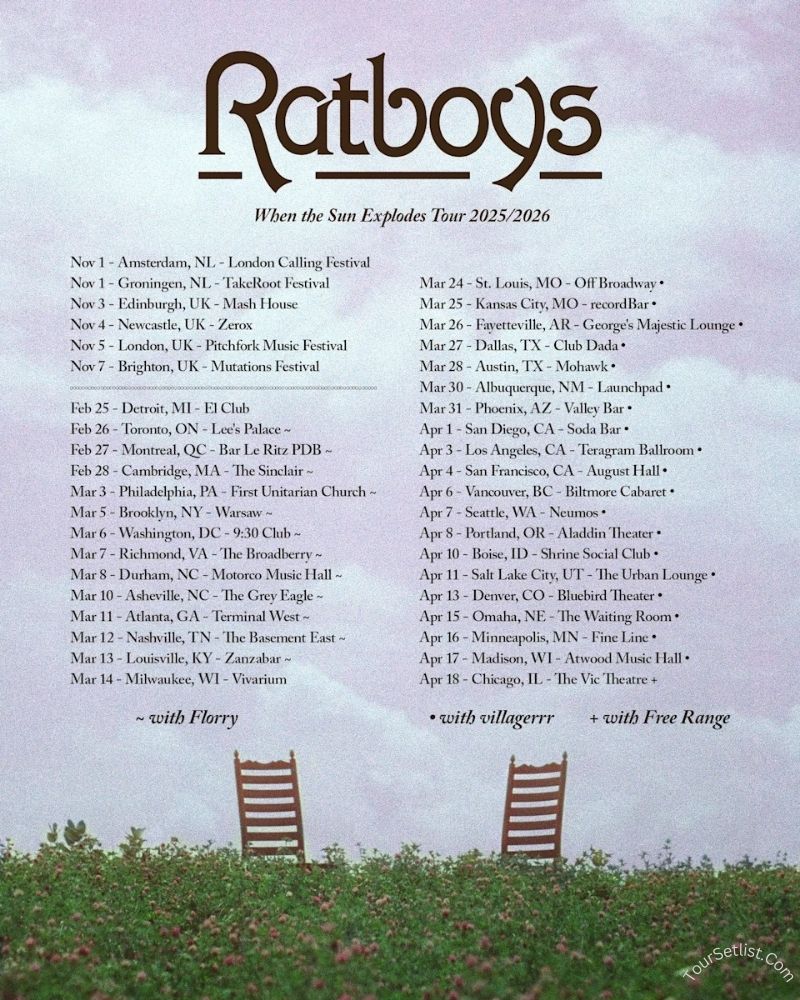 Ratboys When the Sun Explodes Tour 2026 Dates, Setlist & Tickets