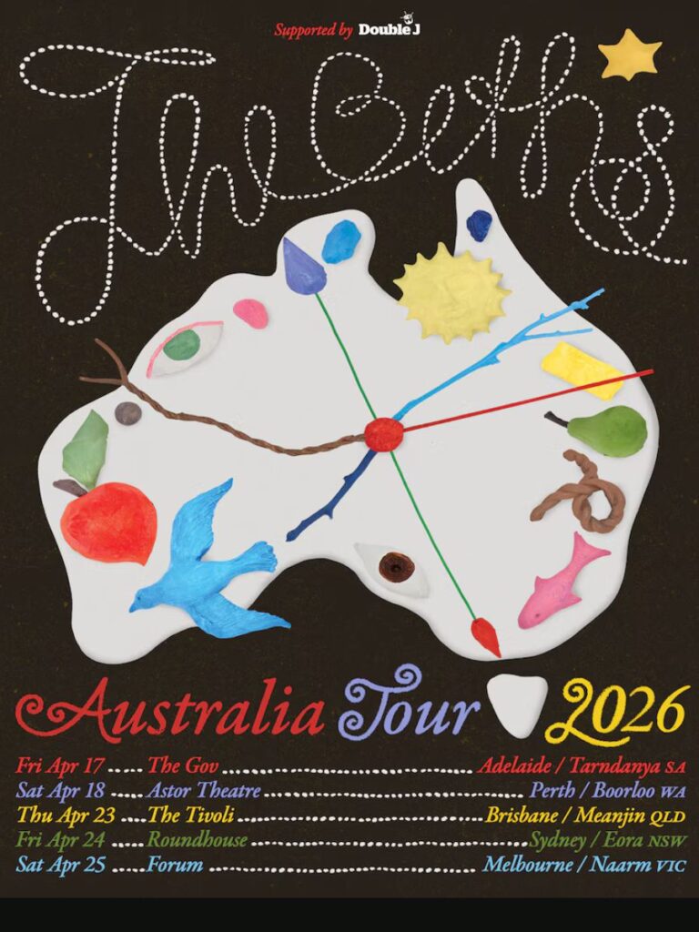 The Beths 2026 Australian Tour Dates: The Beths Straight Line Was A Lie 2026 Tour