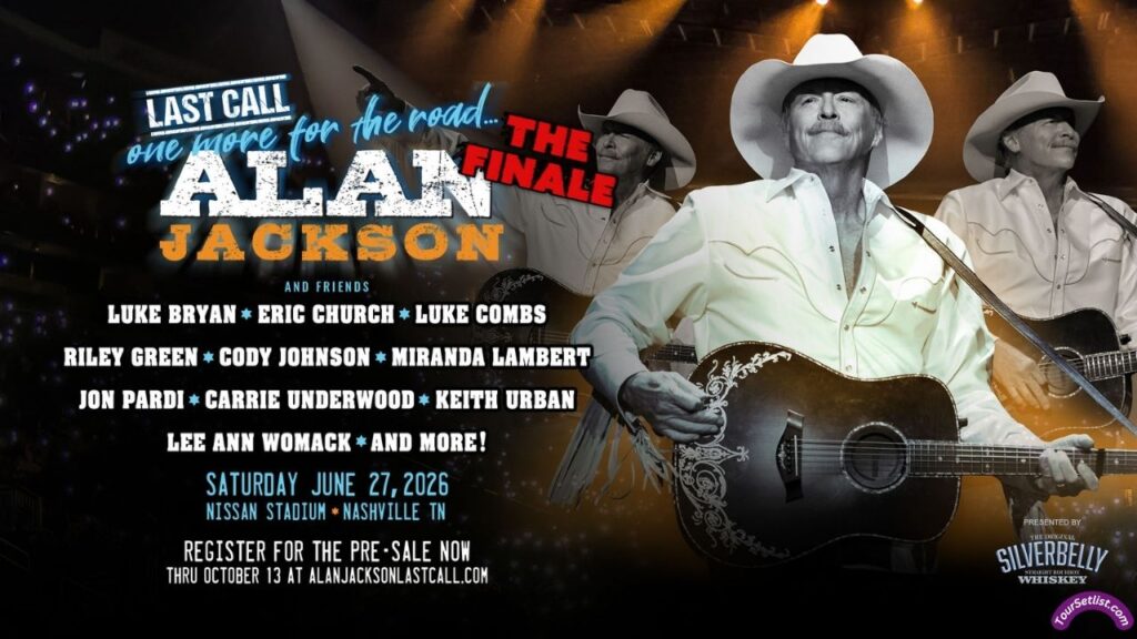 alan jackson final concert nashville date, venue, timing and presale ticket