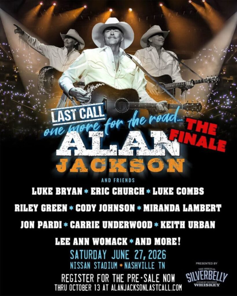Alan Jackson Nashville Concert 2026 Date, Setlist & Presale Tickets