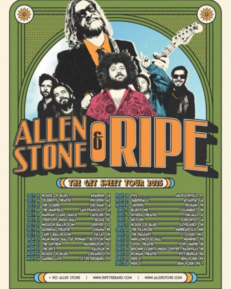 Allen Stone Tour 2026 - Setlist, Dates, Cities & Presale Info