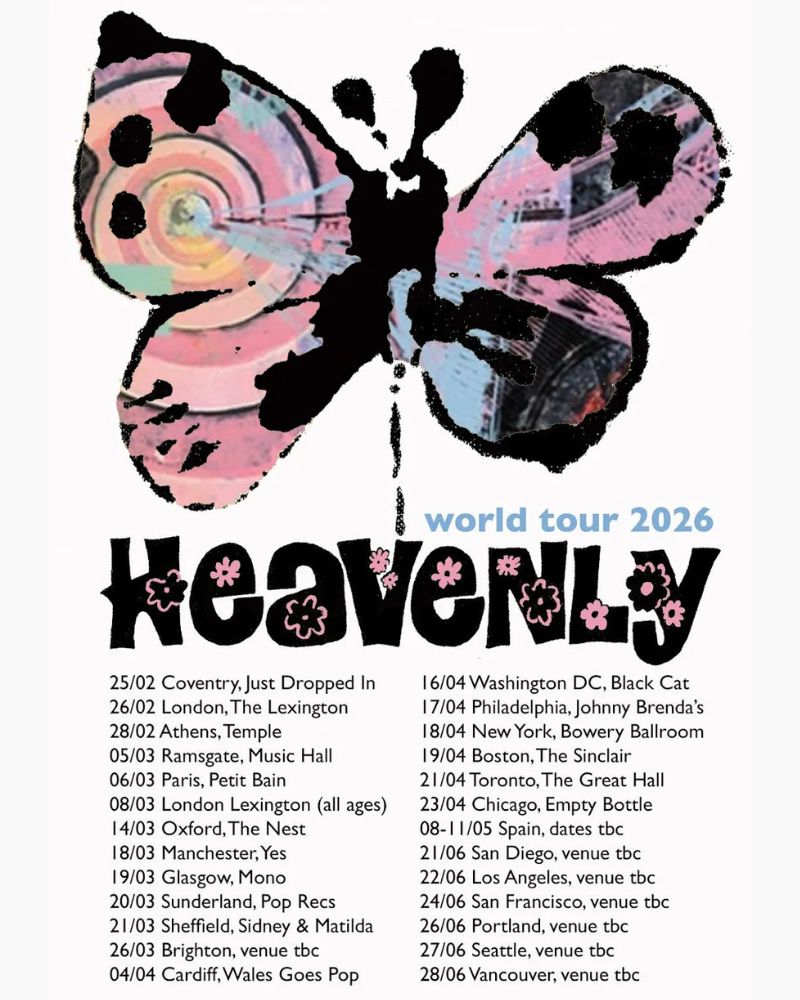 Heavenly Europe and North America Tour Dates 2026