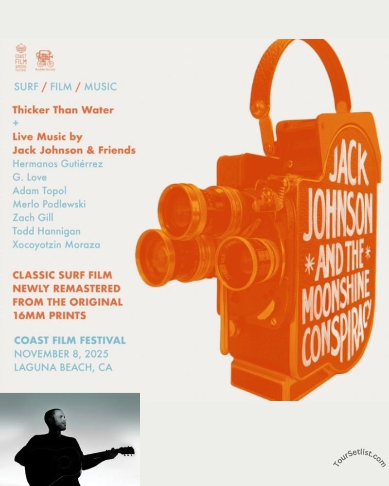 Jack Johnson Tour 2026 - Dates, Concert Setlist & Presale Tickets