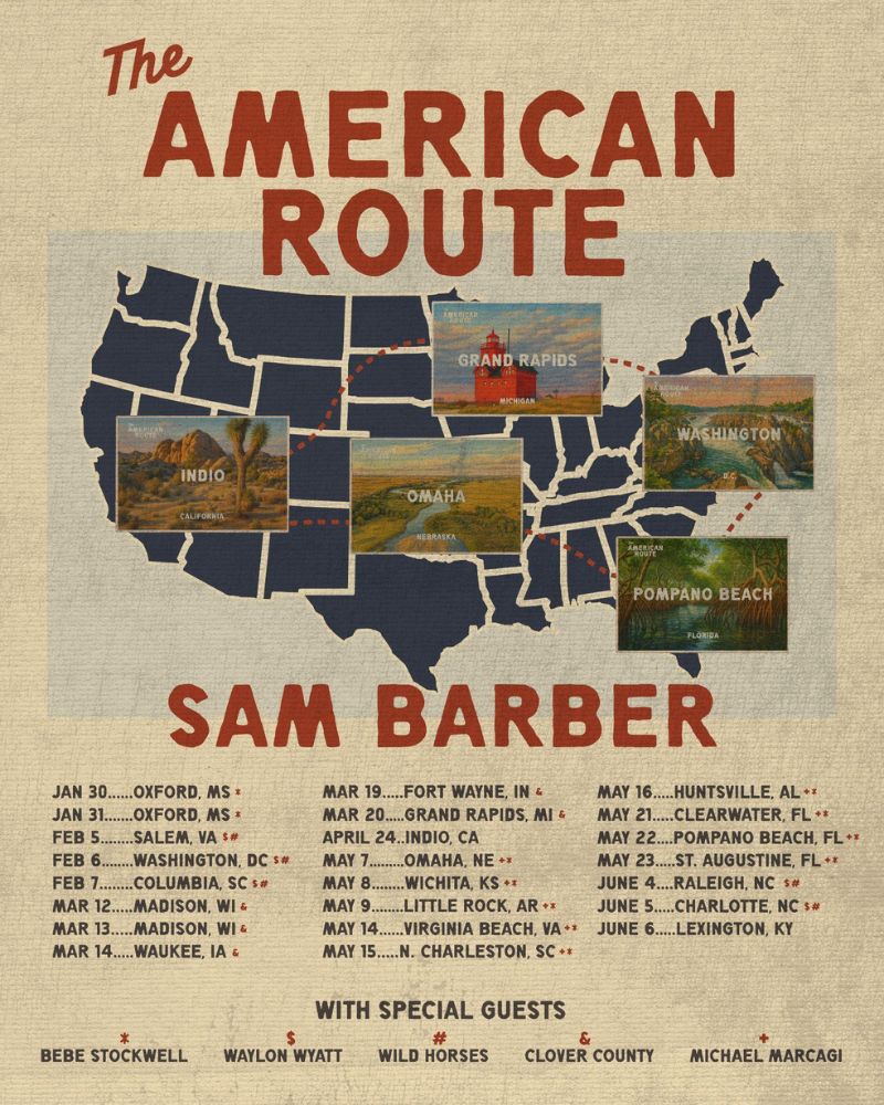 Sam Barber Tour 2026 - Setlist, Dates, Cities & Tickets