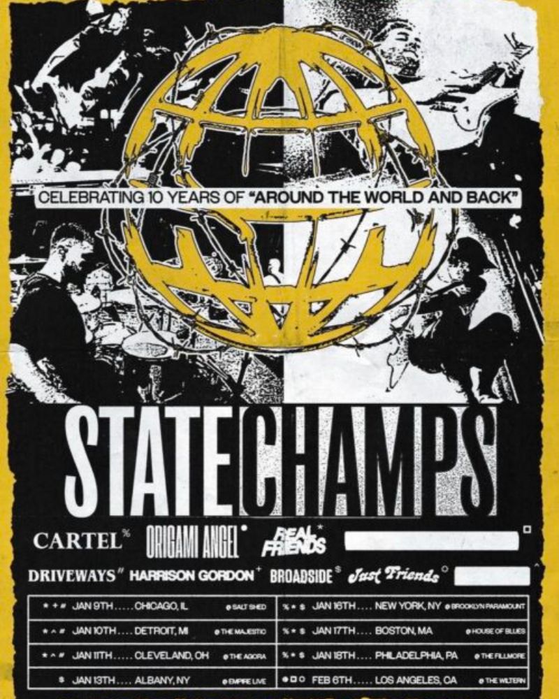 State Champs Tour 2026 - Dates, Setlist, Support & Presale Ticket