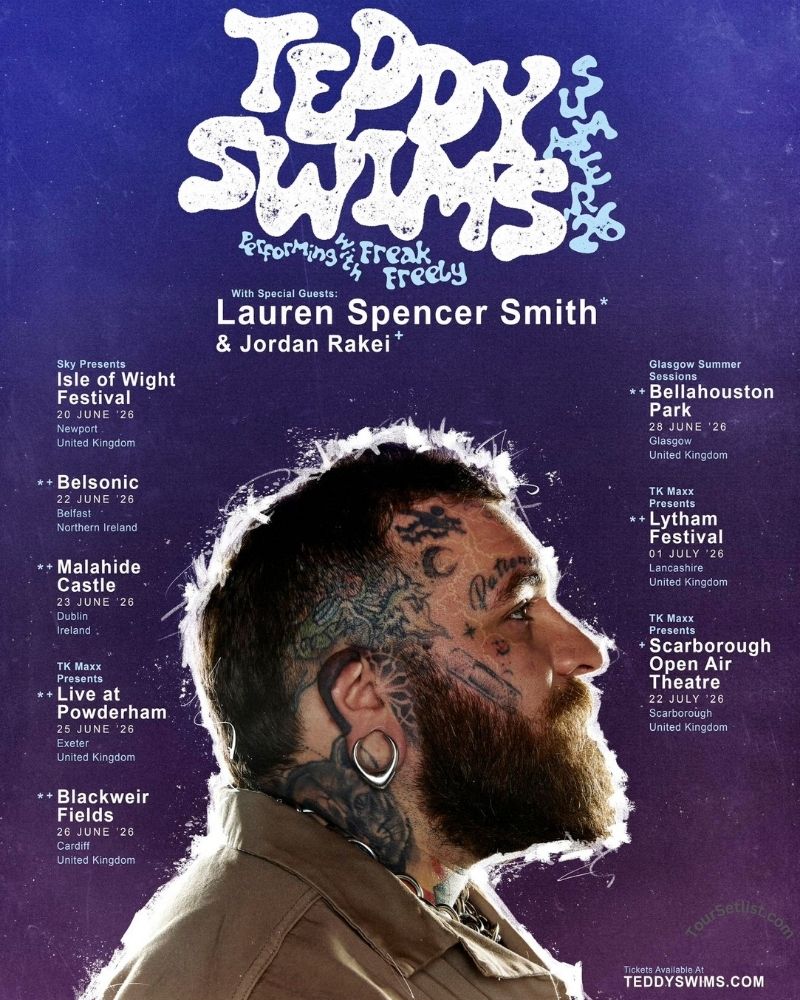 Teddy Swims announces UK Tour 2026 Dates