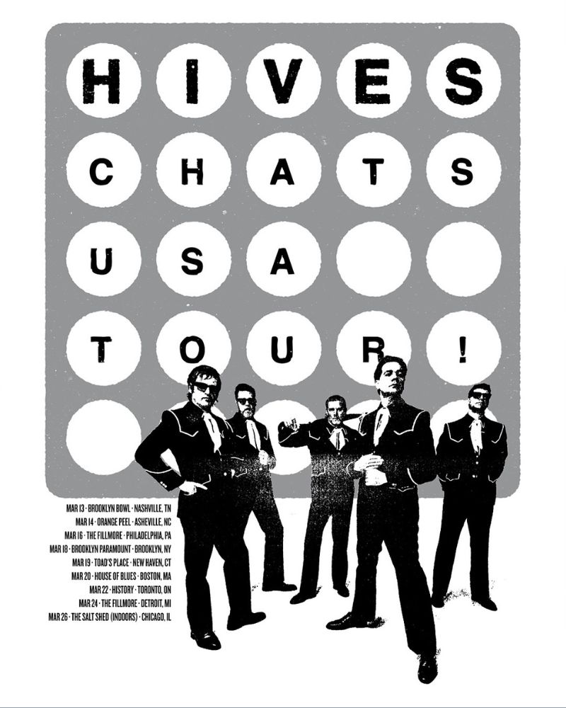 The Hives 2026 Tour Dates with The Chats Announce