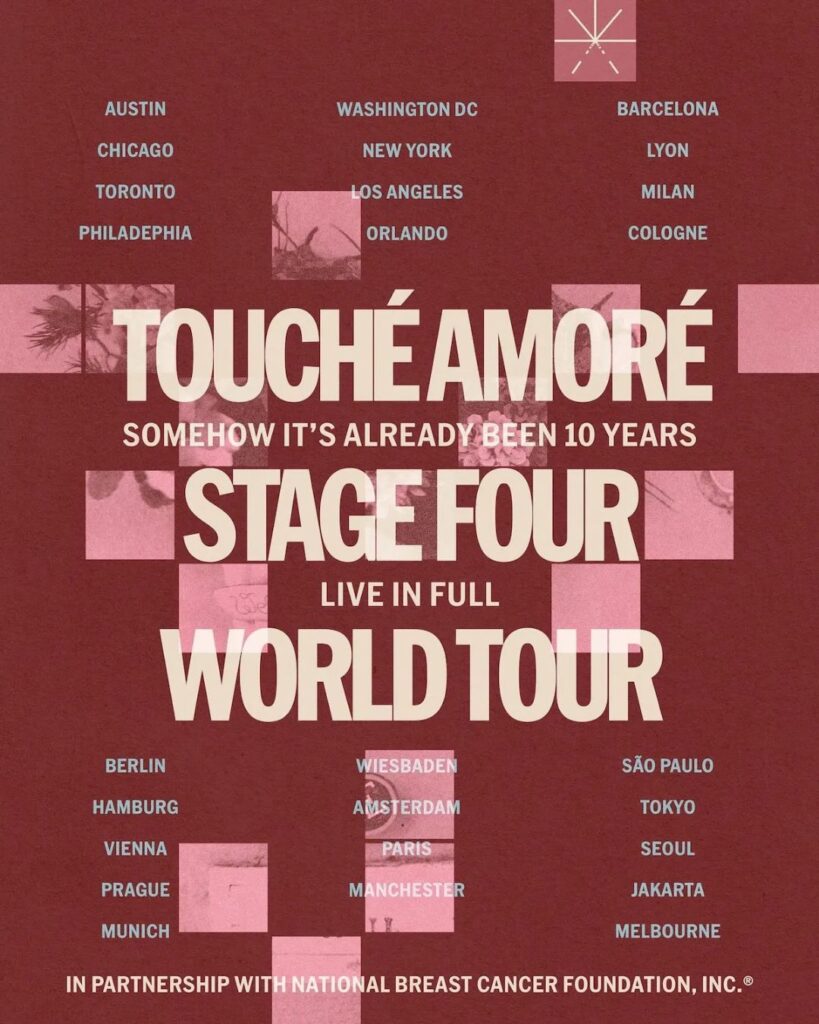 Touche Amore 2026 Tour: Dates, Cities, Setlist and Presale Info