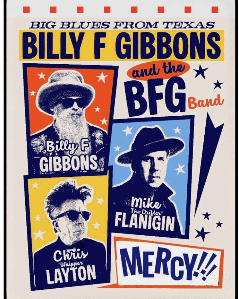 Billy Gibbons Tour 2026 – Dates, Concert Setlist & Presale Tickets