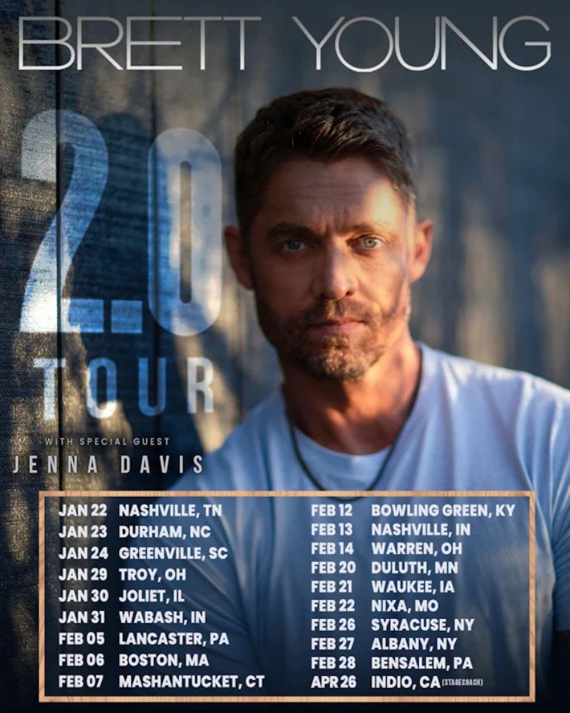 Brett Young Tour 2026 – Dates, Setlist & Presale Tickets