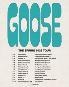Goose Tour 2026 Announced – Full Cities, Venues & Dates Revealed