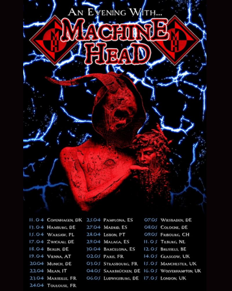 Machine Head Announce 2026 European Tour Dates