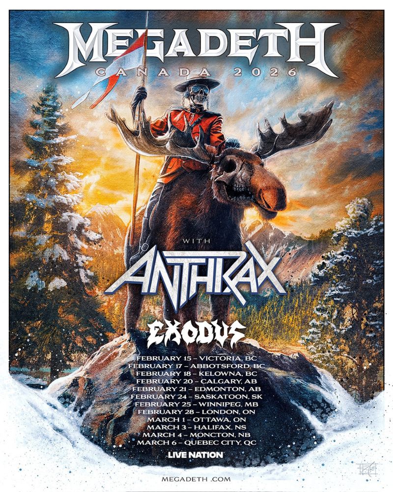 Megadeth 2026 Canada Farewell Tour Dates