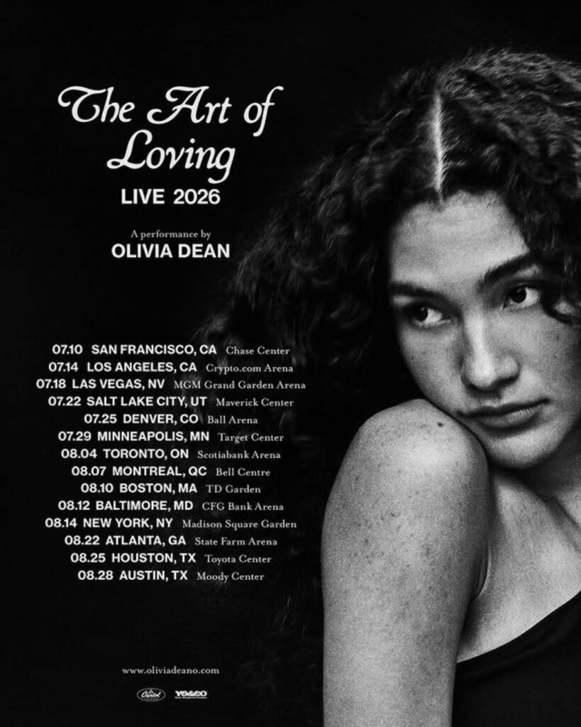 Olivia Dean Tour 2026 - Schedule, Setlist & Presale Tickets