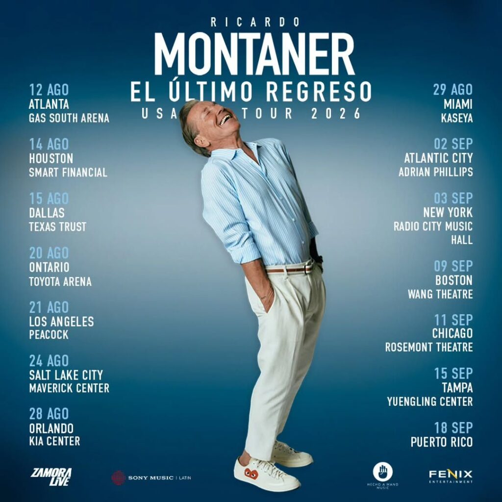 Ricardo Montaner Tour 2026 – Dates, Setlist & Presale Info