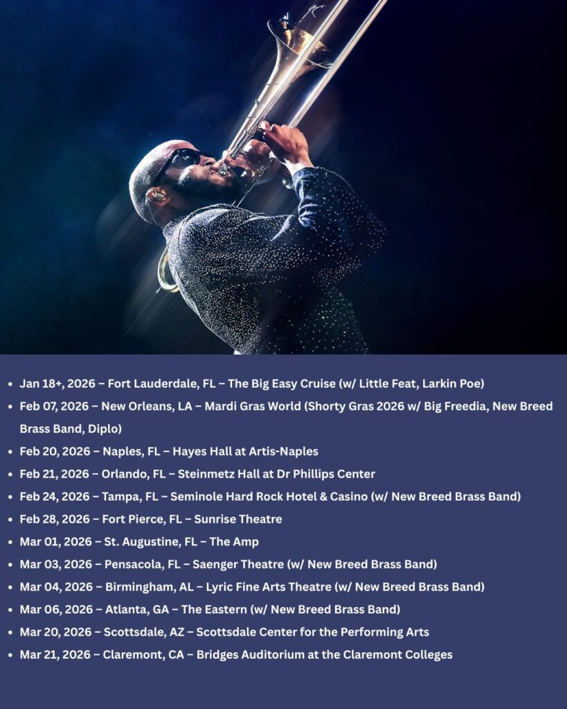 Trombone Shorty Tour 2026 - Setlist, Schedule & Presale Tickets